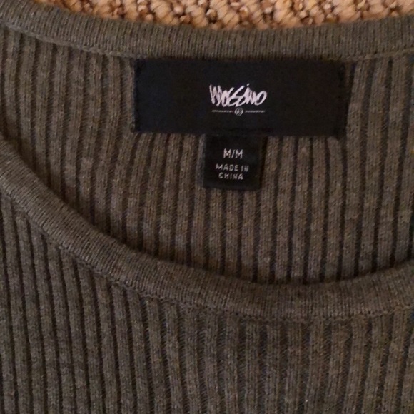 Moss Green Knit Dress - Picture 6 of 8